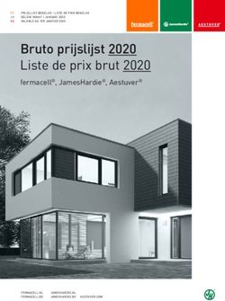 Liste de prix brut 2020 - Bruto prijslijst 2020 - Isowill