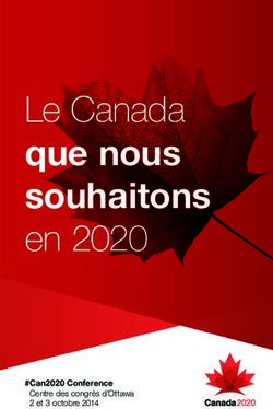 Que nous souhaitons Le Canada - # Can2020 Conference Centre des congr&egrave;s d'Ottawa 2 et 3 octobre 2014