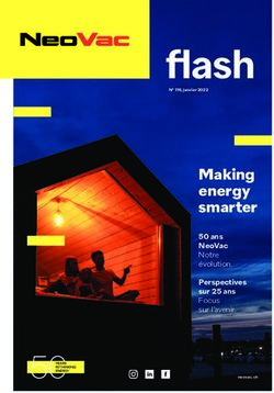 Making energy smarter - N 119, janvier 2022 flash - 50 ans NeoVac Notre &eacute;volution.