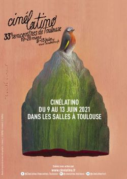 CIN&Eacute;LATINO DU 9 AU 13 JUIN 2021 DANS LES SALLES &Agrave; TOULOUSE - www.cinelatino.fr