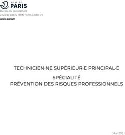 TECHNICIEN NE SUP&Eacute;RIEUR E PRINCIPAL E SP&Eacute;CIALIT&Eacute; PR&Eacute;VENTION DES RISQUES PROFESSIONNELS - Mai 2021