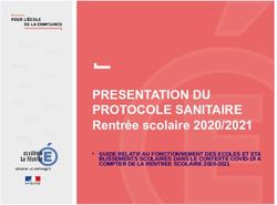 PRESENTATION DU PROTOCOLE SANITAIRE - Rentrée Scolaire 2020/2021 GUIDE ...