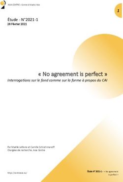 " No agreement is perfect " - Interrogations sur le fond comme sur la forme à propos du CAI
