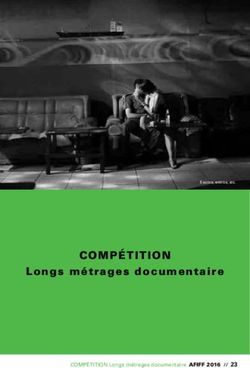 COMP&Eacute;TITION Longs m&eacute;trages documentaire - Film ...