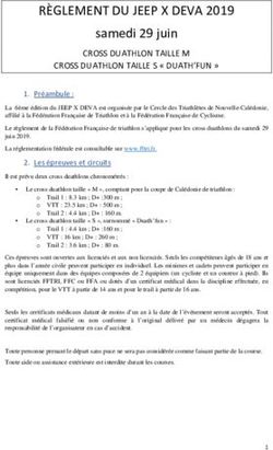 RÈGLEMENT DU JEEP X DEVA 2019 - SAMEDI 29 JUIN - INLIVE.NC