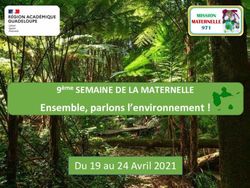 Ensemble, parlons l'environnement ! - Du 19 au 24 Avril 2021 9ème SEMAINE DE LA MATERNELLE - Circonscription de Sainte ...