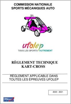 R&Egrave;GLEMENT TECHNIQUE KART-CROSS - COMMISSION NATIONALE SPORTS M&Eacute;CANIQUES AUTO - R&Egrave;GLEMENT APPLICABLE DANS TOUTES LES &Eacute;PREUVES UFOLEP 2021
