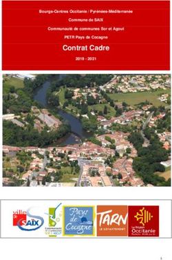 Contrat Cadre - Communaut&eacute; ...