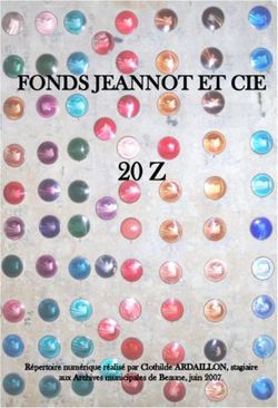 20 Z FONDS JEANNOT ET CIE - Répertoire numérique réalisé par Clothilde ARDAILLON, stagiaire - Ville de Beaune