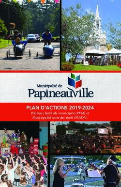 PLAN D'ACTIONS 2019-2024 - Politique familiale municipale (PFM) et Municipalité amie des ainés (MADA)