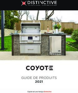 2021 GUIDE DE PRODUITS - Coyote est une marque Distinctive