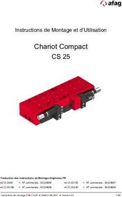 Chariot Compact CS 25 - Instructions de Montage et d'Utilisation - Afag