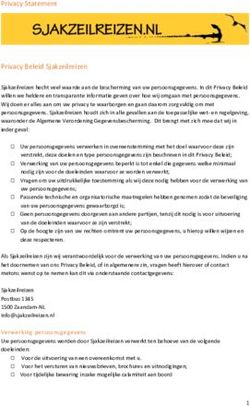 Privacy Statement Privacy Beleid Sjakzeilreizen - Kaat Mossel ...