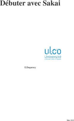 Débuter avec Sakai - E.Duquenoy - Mars 2019 - Sakai ULCO