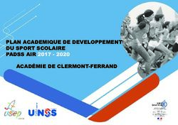 PLAN ACADEMIQUE DE DEVELOPPEMENT DU SPORT SCOLAIRE PADSS AIR 2017 - 2020 ACADÉMIE DE CLERMONT-FERRAND