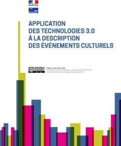 APPLICATION DES TECHNOLOGIES 3.0 À LA DESCRIPTION DES ÉVÉNEMENTS CULTURELS