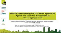 Pr&eacute;dire et comprendre la qualit&eacute; de la mati&egrave;re organique des digestats pour l'&eacute;valuation de leur stabilit&eacute; en carbone organique au sol