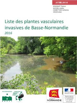 Liste des plantes vasculaires invasives de Basse Normandie - 2016 AVRIL 2016 - Cen Normandie