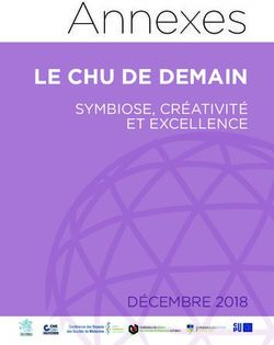 Annexes LE CHU DE DEMAIN - SYMBIOSE, CR&Eacute;ATIVIT&Eacute; ET EXCELLENCE D&Eacute;CEMBRE 2018 - CNCEM
