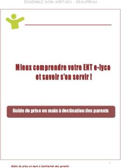 ENSEMBLE DOM SORTAIS - BEAUPREAU - Guide de prise en main à destination des parents - Ensemble Scolaire ...