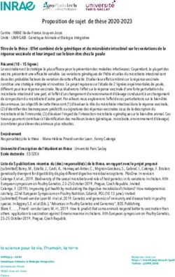 Proposition de sujet de thèse 2020-2023 - Accueil