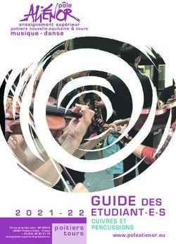 GUIDE DES ETUDIANT E S CUIVRES ET PERCUSSIONS - www.polealienor.eu - p&ocirc;le Ali&eacute;nor