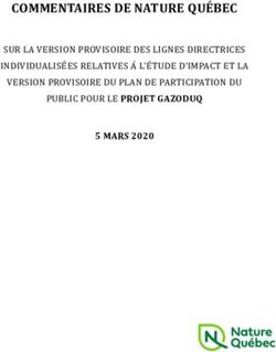 COMMENTAIRES DE NATURE QUÉBEC - PUBLIC POUR LE PROJET GAZODUQ 5 MARS 2020 - Nature Québec