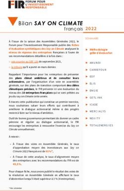 Bilan SAY ON CLIMATE - Actu Environnement