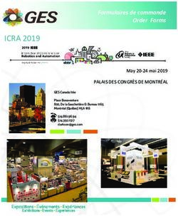 ICRA 2019 Formulaires de commande Order Forms - PALAIS DES CONGRÈS DE MONTRÉAL May 20-24 mai 2019