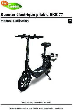 Scooter &eacute;lectrique pliable EKS 77 - Manuel d'utilisation FR - Aldi Suisse