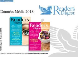 Données Média 2018 - Reader's Digest Deutschland