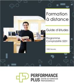 Formation à distance Guide d'études - Programme Comptabilité 5231