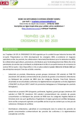 TROPHÉES LSA DE LA CROISSANCE DU BIO 2020 - Evenements du ...