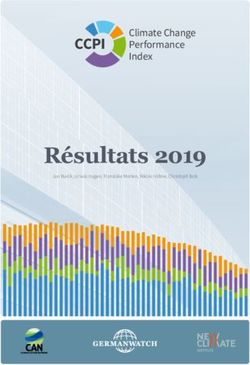 Résultats 2019 - CCPI Climate Change Performance Index
