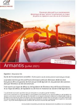 Armantis (Juillet 2021) - CA Sicav & FCP