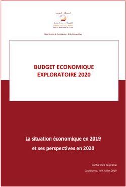 BUDGET ECONOMIQUE EXPLORATOIRE 2020 - La situation &eacute;conomique en 2019 et ses perspectives en 2020 - HCP