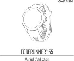 FORERUNNER 55 Manuel d'utilisation