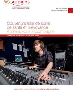 Couverture frais de soins de santé et prévoyance Audiens vous accompagne - ENTREPRISES DE RADIODIFFUSION