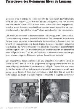 L'association des Vietnamiens libres de Lausanne