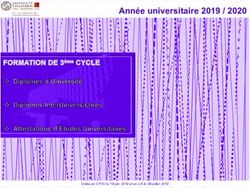 Année universitaire 2019 / 2020 - Faculté de Chirurgie dentaire