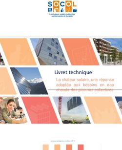 Livret technique La chaleur solaire, une réponse adaptée aux besoins en eau chaude des piscines collectives - SOCOL