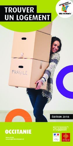 TROUVER UN LOGEMENT - OCCITANIE ÉDITION 2018 - Infojeune.fr