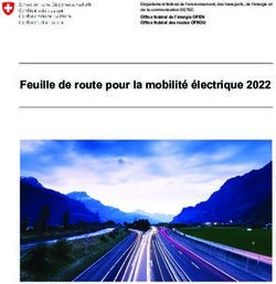 Feuille de route pour la mobilit&eacute; &eacute;lectrique 2022 - Der Bundesrat ...