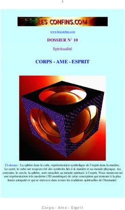 CORPS - AME - ESPRIT DOSSIER N 10 - Spiritualit&eacute;