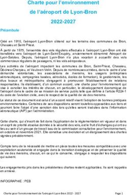 Charte pour l'environnement de l'a&eacute;roport de Lyon-Bron 2022-2027