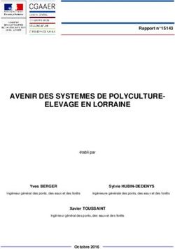 AVENIR DES SYSTEMES DE POLYCULTURE-ELEVAGE EN LORRAINE