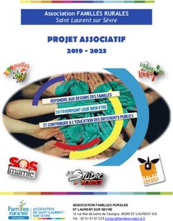 PROJET ASSOCIATIF 2019 2023 - Association FAMILLES RURALES - Familles ...