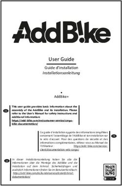 User Guide Guide d'installation Installationsanleitung - AddBike