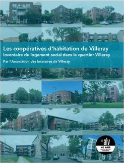 Les coopératives d'habitation de Villeray - Inventaire du logement social dans le quartier Villeray Par l'Association des locataires de Villeray