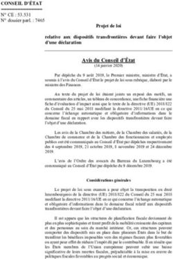 Avis du Conseil d'État - Conseil d'Etat
